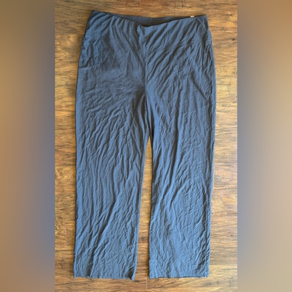 lunya Other - Lunya Cool High Rise Lounge Pant Grey Microstripe Comfy Supima Cotton Size XL